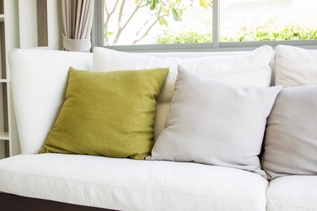 Set of safa seat in living room close up.の写真素材