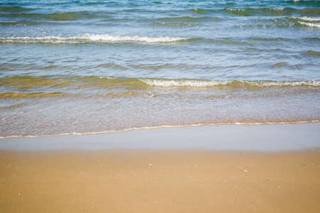 Small sea wave close up background.の写真素材