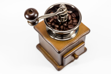 Coffee grinder isolated.の写真素材