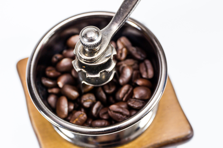 Coffee grinder isolated.の写真素材
