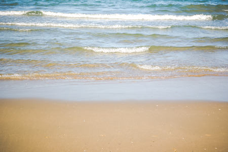 Small sea wave close up background.の写真素材