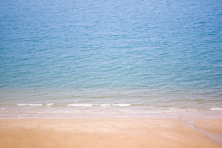 Photograph of empty beach and sea background.の写真素材