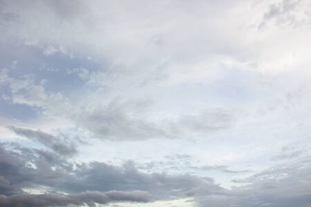 Sky and cloud after big raining.の写真素材