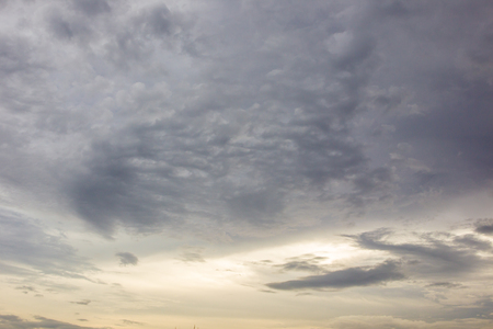 Sky and cloud after big raining.の写真素材