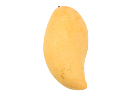Thai fresh mango close up isolated.の写真素材