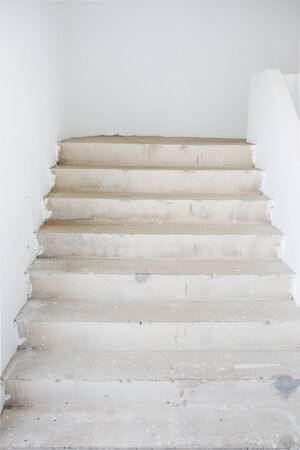 Fire exit ladder in high building.の写真素材