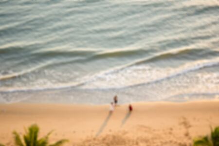 Blur image of beach view background.の写真素材