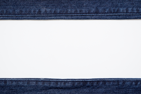 Native pattern of jean and space in middle for text or other close up background.の写真素材