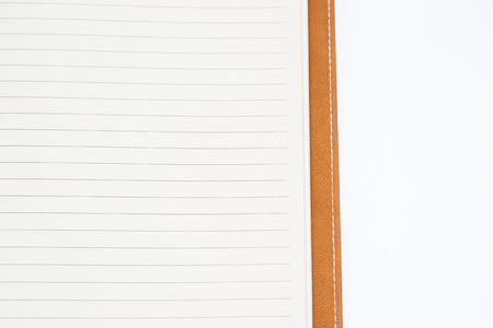 Luxury notebooks on white background isolated.