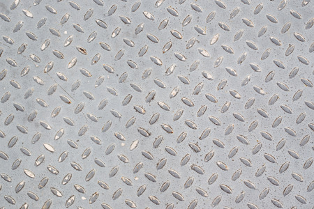 Diamond metal board on ship background.の写真素材