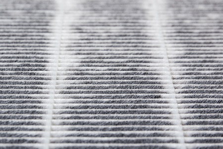 Air filter of air purifier machine close up.
