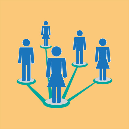 Women Leader - conceptのイラスト素材