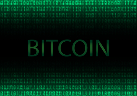 Bitcoin - digital currencyのイラスト素材