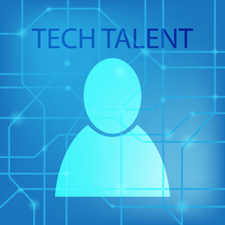 Tech Talent  - Recruitment for technology companyのイラスト素材