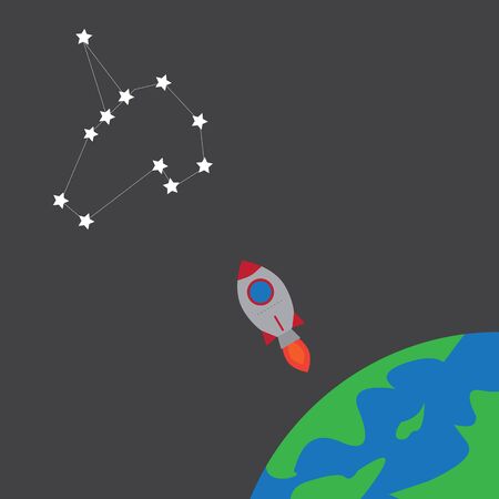 Startup rocket target to Unicornのイラスト素材