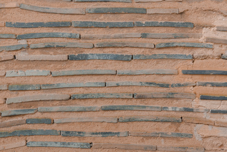 Old Brown Bricks Wall Pattern.の写真素材