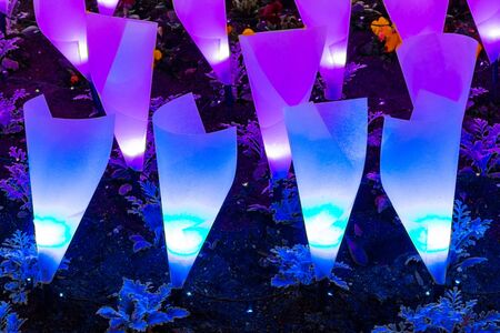 Illumination color paper light .の写真素材
