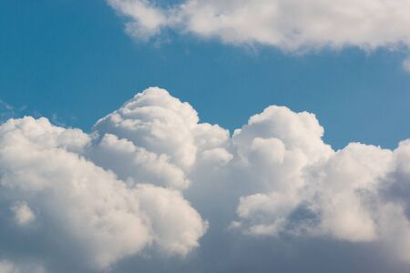 White cloudy with bright sky background.の写真素材