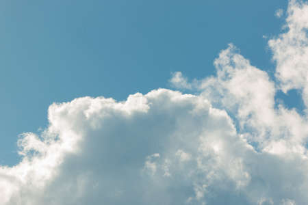 White cloudy with bright sky background.の写真素材