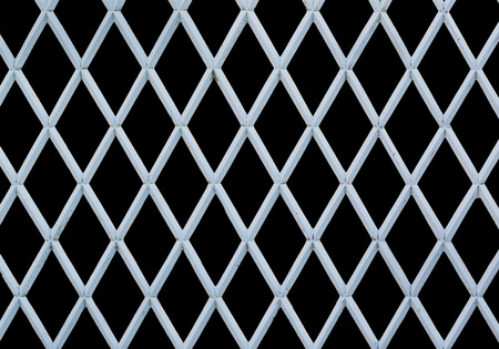 Metal grate isolated on white background.の写真素材