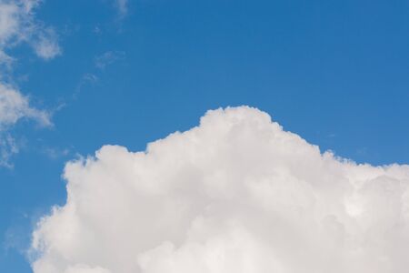 White cloudy with bright sky background.の写真素材