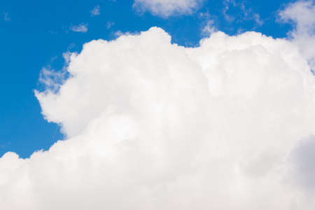 White cloudy with bright sky background.の写真素材