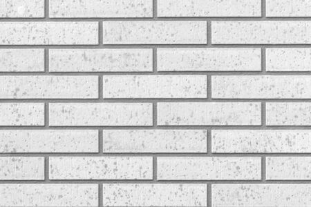 White concrete brick wall pattern texture for background.の写真素材