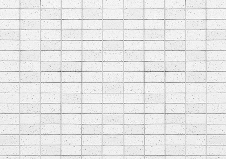 White concrete brick wall pattern texture for background.の写真素材