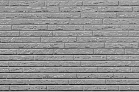 Gray concrete brick wall pattern texture for background.の写真素材