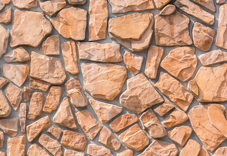 Stone wall texture patterns for background.の写真素材