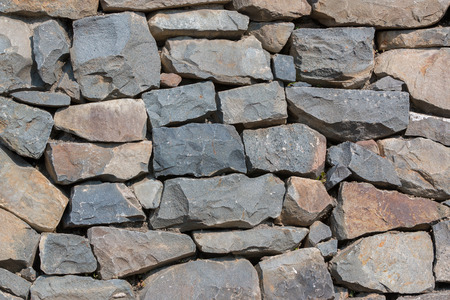 Stone wall texture patterns for background.の写真素材