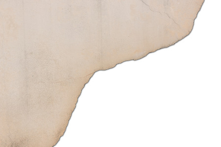 cracked traditional wall with half white copy space for your text.の写真素材