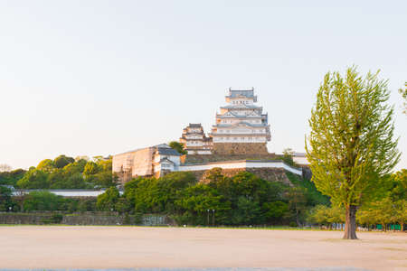Himeji Castle is a hilltop Japanese castle complex located in Himeji city, in Hyogo Prefecture, Japan.のeditorial素材