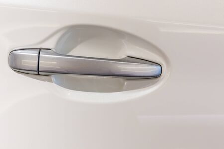 Modern Handle for opening car doors equipment of vehicles.の写真素材