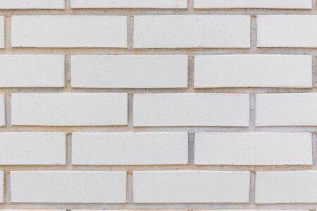 White concrete brick wall pattern texture for background.