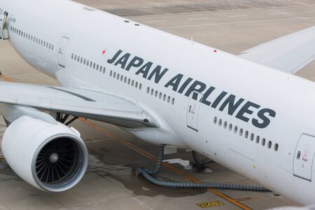 AICHI, JAPAN - JUNE 26, 2016: Japan Airlines in Chubu Centrair International Airport Japan, Japan...
