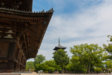 Toji temple located in Kyoto, Japan. Toji temple is a Buddhist temple of the Shingon sect in Kyoto, Japan.のeditorial素材