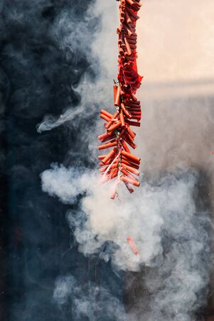 Chinese firecrackerの写真素材