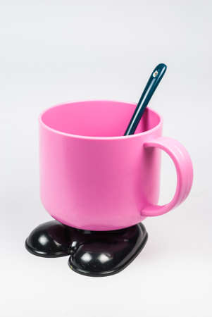 Pink Cup for Kidの写真素材