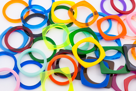 Round and Square Shape Plastic Rings.