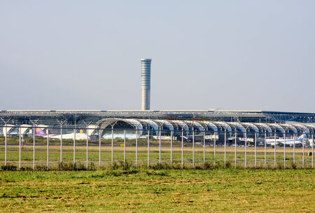 outside suwanaphumi airportのeditorial素材