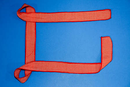 Red ribbon styleの写真素材