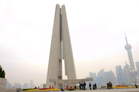 shanghai combatant monumentのeditorial素材