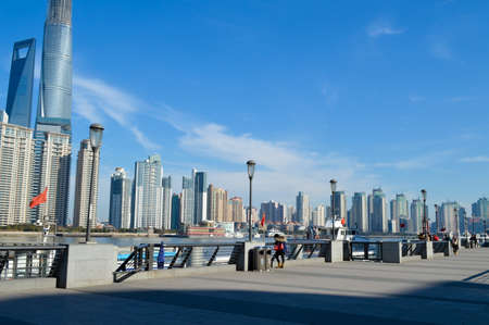 Shanghai finance centerのeditorial素材