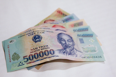 Vietnam banknoteの写真素材