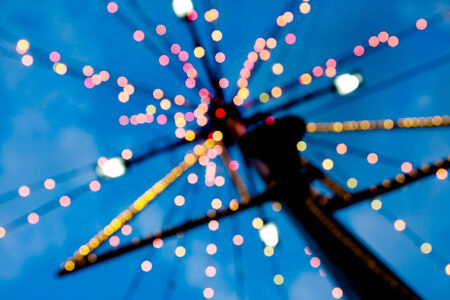 Color light bokehの写真素材