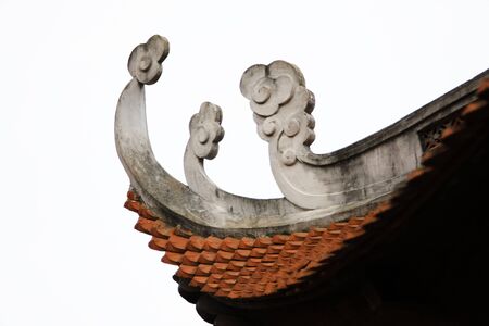old temple roof
