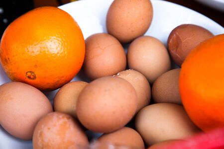 boiled eggの写真素材