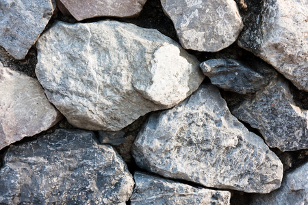 pile white stone