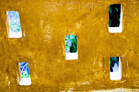 old wall background texture with square channel